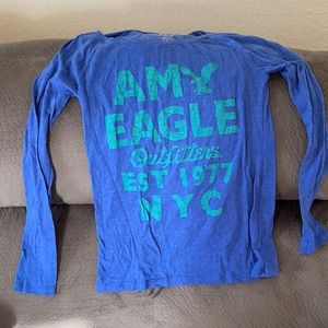 NWOT blue American eagle long sleeve